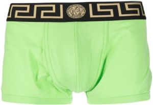 Versace Boxershorts met logoband Groen