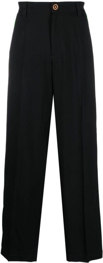 Versace Broek met gestreept detail Zwart