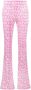 Versace Broek met logoprint Roze - Thumbnail 1