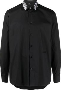 Versace Overhemd met knopen Zwart
