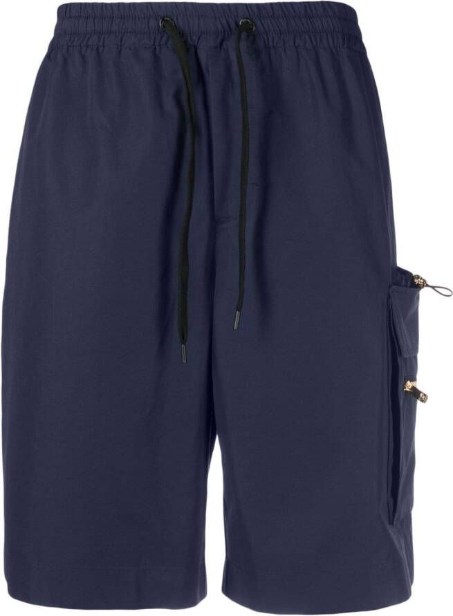 Versace Shorts met cargo zak Blauw