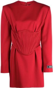 Versace Mini-jurk met korset Rood