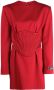 Versace Mini-jurk met korset Rood - Thumbnail 1