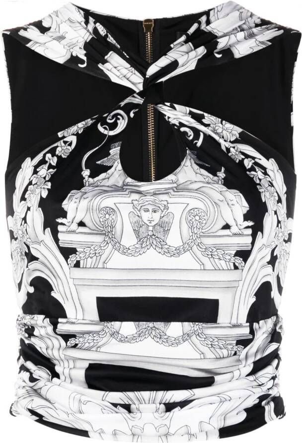 Versace Cropped top Zwart