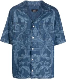 Versace Denim overhemd Blauw