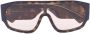 Versace Eyewear 90s Mask zonnebril Bruin - Thumbnail 1