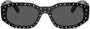 Versace Eyewear Zonnebril verfraaid met studs Zwart - Thumbnail 1