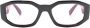 Versace Eyewear Biggie zonnebril met geometrisch montuur Zwart - Thumbnail 1