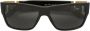 Versace Eyewear gold detail sunglasses Zwart - Thumbnail 1