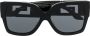 Versace Eyewear Greca zonnebril met oversized montuur Zwart - Thumbnail 1