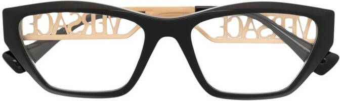 Versace Eyewear Zonnebril met cat-eye montuur Zwart
