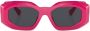 Versace Eyewear Zonnebril met geometrisch montuur Roze - Thumbnail 1