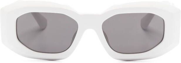 Versace Eyewear Maxi Medusa Biggie zonnebril met getinte glazen Wit