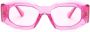 Versace Eyewear Medusa Biggie zonnebril met doorzichtig montuur Roze - Thumbnail 1