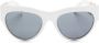Versace Eyewear Medusa zonnebril met cat-eye montuur Wit - Thumbnail 1