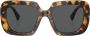 Versace Eyewear Zonnebril met vierkant montuur Groen - Thumbnail 1