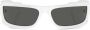 Versace Eyewear Zonnebril met vierkant montuur Wit - Thumbnail 1