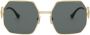 Versace Eyewear Zonnebril met geometrisch montuur Goud - Thumbnail 1