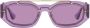 Versace Eyewear Zonnebril met rechthoekig montuur Paars - Thumbnail 1