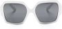 Versace Eyewear Medusa bril met vierkant montuur Wit - Thumbnail 1