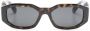 Versace Eyewear Medusa zonnebril met rechthoekig montuur Bruin - Thumbnail 1