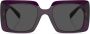 Versace Eyewear Zonnebril met vierkant montuur Paars - Thumbnail 1