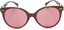Versace Eyewear Medusa zonnebril met cat-eye montuur Rood - Thumbnail 1