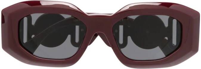 Versace Eyewear Medusa zonnebril met detail Rood
