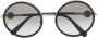 Versace Eyewear Medusa zonnebril met rond montuur Zwart - Thumbnail 1