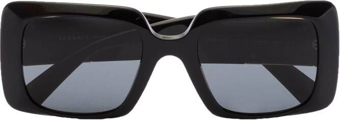 Versace Eyewear Medusa zonnebril met vierkant montuur Zwart