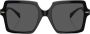 Versace Eyewear Zonnebril met oversized montuur Zwart - Thumbnail 1