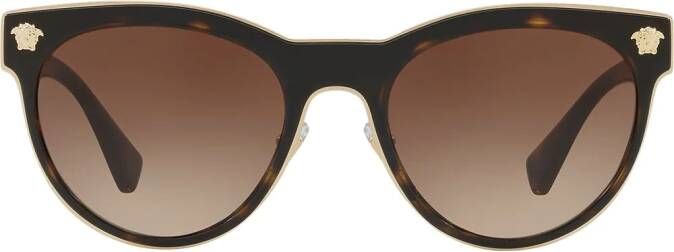 Versace Eyewear Phantos zonnebril met rond montuur Groen