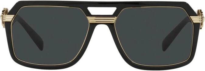 Versace Eyewear Vintage Icon zonnebril met piloten montuur Zwart