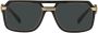 Versace Eyewear Vintage Icon zonnebril met piloten montuur Zwart - Thumbnail 1