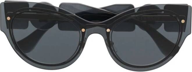 Versace Eyewear Zonnebril met cat-eye montuur Zwart