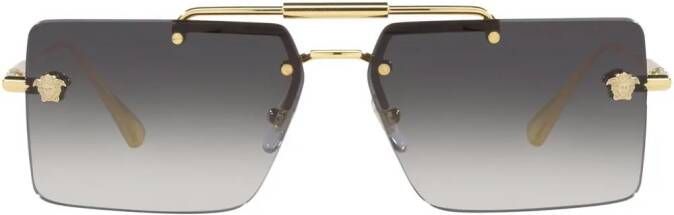 Versace Eyewear Zonnebril met kleurverloop Goud