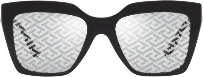 Versace Eyewear Zonnebril met logo Grijs