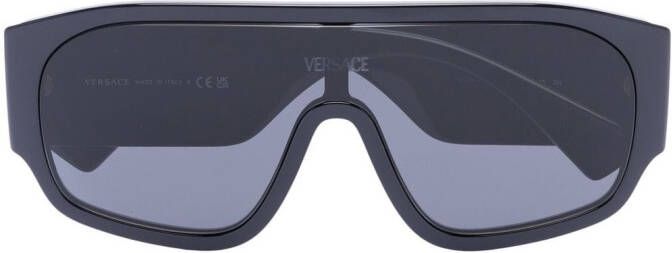 Versace Eyewear Zonnebril met logo Zwart