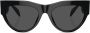 Versace Eyewear Zonnebril met oversized montuur Zwart - Thumbnail 1