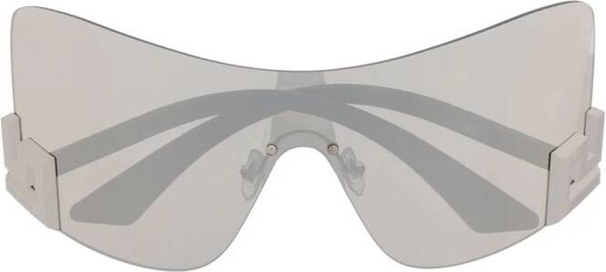 Versace Eyewear Zonnebril met oversized montuur Zwart