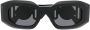 Versace Eyewear Zonnebril met oversized montuur Zwart - Thumbnail 1