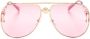 Versace Eyewear Zonnebril met piloten montuur Roze - Thumbnail 1