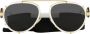 Versace Eyewear Zonnebril met piloten montuur Wit - Thumbnail 1