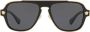 Versace Eyewear Zonnebril met piloten montuur Zwart - Thumbnail 1