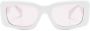 Versace Eyewear Zonnebril met rechthoekig montuur Wit - Thumbnail 1