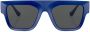 Versace Eyewear Zonnebril met vierkant montuur Blauw - Thumbnail 1