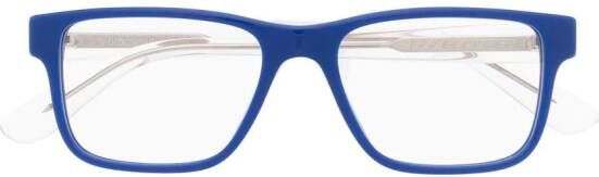 Versace Eyewear Zonnebril met vierkant montuur Blauw