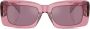 Versace Eyewear Zonnebril met vierkant montuur Roze - Thumbnail 1