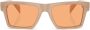 Versace Eyewear Zonnebril met vierkant montuur Roze - Thumbnail 1