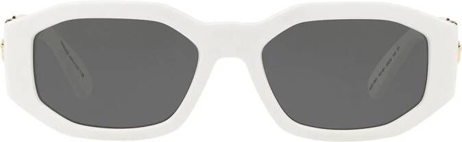 Versace Eyewear Zonnebril met vierkant montuur Wit